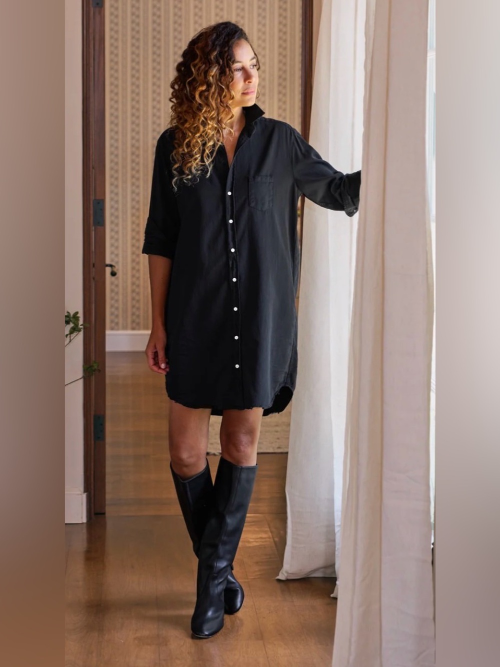 Frank & Eileen Women's Denim- Mary Classic Shirtdress